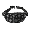 Noir - Blanc - Front - RockSax - Sac banane TATTOO HAND