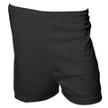 Noir - Front - Precision - Short de foot - Adulte