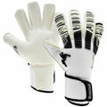 Blanc - noir - Front - Precision - Gants de gardien de but ELITE 2.0 GIGA - Enfant