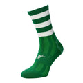 Vert - blanc - Front - Precision - Chaussettes de football PRO - Enfant