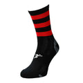 Noir - rouge - Front - Precision - Chaussettes de football PRO - Enfant