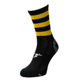 Noir - Ambre - Front - Precision - Chaussettes de football PRO - Enfant