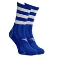 Bleu roi - blanc - Back - Precision - Chaussettes de football PRO - Enfant