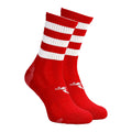 Rouge - blanc - Back - Precision - Chaussettes de football PRO - Enfant