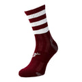 Bordeaux - blanc - Front - Precision - Chaussettes de football PRO - Enfant