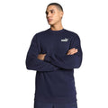 Bleu violacé - Side - Puma - Sweat ESS - Homme