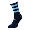 Bleu marine - Bleu pâle - Front - Precision - Chaussettes PRO - Enfant