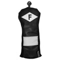 Noir - Blanc - Front - Longridge - Housse pour tête de club de golf FAIRWAY