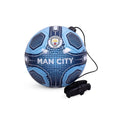 Bleu ciel - Bleu marine - Blanc - Front - Manchester City FC - Ballon de foot pour entraînement SKILLS