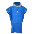 Bleu - Gris - Front - SwimTech - Poncho - Adulte