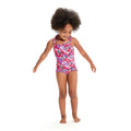 Rose - Violet - Front - Speedo - Maillot de bain 1 pièce LEARN TO SWIM - Bébé fille