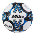 Blanc - Noir - Bleu - Front - Mitre - Ballon de foot DELTA ONE