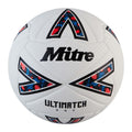 Blanc - Noir - Rouge - Front - Mitre - Ballon de foot ULTIMATCH ONE