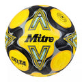 Jaune - Noir - Gris - Front - Mitre - Ballon de foot DELTA EVO