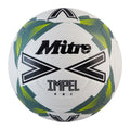 Blanc - Noir - Vert de gris - Front - Mitre - Ballon de foot IMPEL ONE