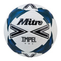 Blanc - Noir - Bleu sarcelle - Front - Mitre - Ballon de foot IMPEL ONE