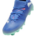 Bleu - Blanc - Side - Puma - Chaussures de foot FUTURE PLAY - Enfant