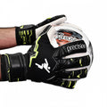 Noir - Jaune fluo - Side - Precision - Gants de gardien de but FUSION PRO GIGA - Adulte