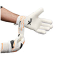 Blanc - Orange fluo - Noir - Back - Precision - Gants de gardien de but FUSION NEGATIVE - Enfant