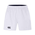 Blanc - Front - Canterbury - Short de rugby PROFESSIONAL - Homme