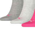 Rose - Gris - Gris foncé - Back - Puma - Socquettes QUARTER - Adulte