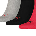 Noir - Rouge - Gris - Back - Puma - Socquettes QUARTER - Adulte