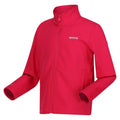 Rose fluo - Side - Regatta - Veste softshell CERA - Enfant