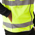 Jaune - Pack Shot - Regatta - Gilet haute visibilité PRO - Homme