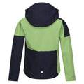 Vert piquant - Bleu marine - Back - Regatta - Veste softshell ACIDITY - Enfant