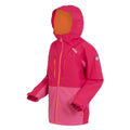 Rose fluo - Flamant rose - Side - Regatta - Veste à capuche HIGHTON - Enfant