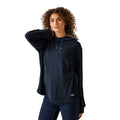 Bleu marine - Noir Chiné - Side - Regatta - Sweat à capuche MAYSE - Femme