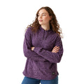 Prune sombre Chiné - Side - Regatta - Sweat à capuche MAYSE - Femme