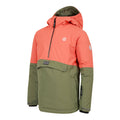 Rouille - Vert olive - Side - Dare 2B - Blouson de ski FREEHAND - Enfant