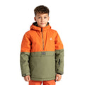 Rouille - Vert olive - Lifestyle - Dare 2B - Blouson de ski FREEHAND - Enfant