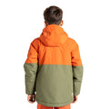 Rouille - Vert olive - Pack Shot - Dare 2B - Blouson de ski FREEHAND - Enfant