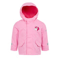 Rose - Front - Regatta - Veste imperméable LUNA THE UNICORN - Enfant