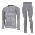 Gris charbon chiné - Front - Dare 2B - Ensemble thermique IN THE ZONE - Homme