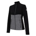 Noir - Gris charbon chiné - Side - Dare 2B - Veste polaire THRIVING - Femme