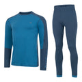 Denim sombre - Bleu sarcelle - Front - Dare 2B - Ensemble thermique EXCHANGE - Homme