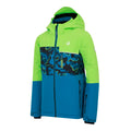 Vert clair - Bleu sarcelle - Side - Dare 2B - Blouson de ski TRAVERSE - Enfant