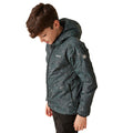 Gris phoque - Side - Regatta - Veste imperméable VOLCANICS - Enfant