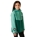 Forêt tropicale - Vieux vert - Side - Regatta - Veste imperméable TREKKTAIN - Fille