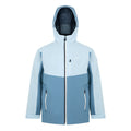 Bleu de gris - Bleu ciel - Front - Regatta - Veste imperméable TREKKTAIN - Fille