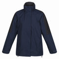 Bleu marine-noir - Front - Regatta - Veste imperméable DEFENDER - Femme