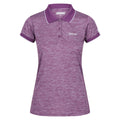 Violet coucher de soleil - Front - Regatta - Polo manches courtes REMEX - Femme