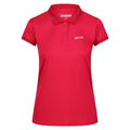 Rose fluo Uni - Front - Regatta - Polo manches courtes REMEX - Femme