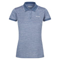 Bleu de gris - Front - Regatta - Polo manches courtes REMEX - Femme