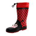 Rouge - noir - Front - Dare 2B - Bottes de pluie MUDPLAY - Unisexe