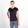 Noir-noir - Pack Shot - Dare 2B - T-shirt de sport CORRAL - Femme