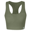 Vert olive - Front - Dare 2B - Brassière de sport - Femme